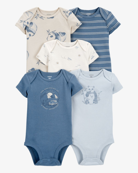 Набір дитячих Carter's 5шт 1159840551 (Різні кольори 12M)