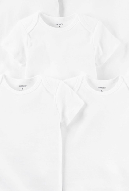 Набор боди для малышей Carter's 5 шт 1159853297 (Белый 18M) на рост 76-81 см