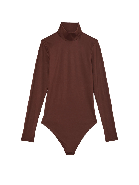 Женское боди Victoria's Secret FeatherSoft длинный рукав 1159842191 (Коричневый XXL)