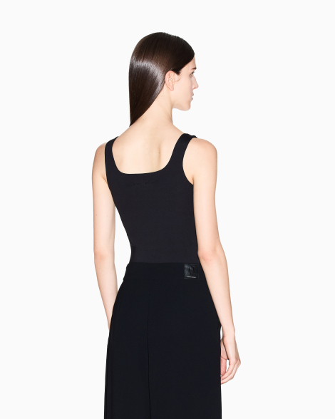 Женское гладкое боди Armani Exchange 1159846990 (Черный M)