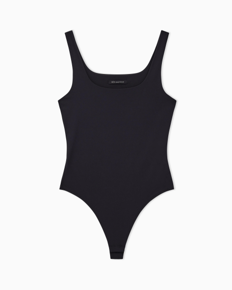 Женское гладкое боди Armani Exchange 1159846990 (Черный M)