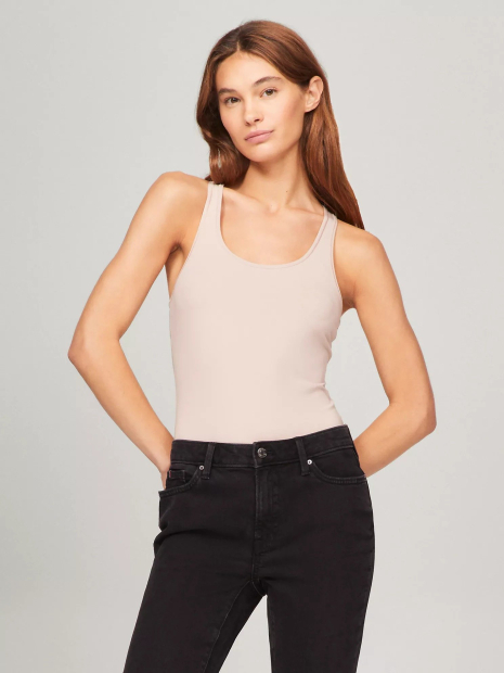 Женское боди Tommy Hilfiger 1159855806 (Бежевый M)