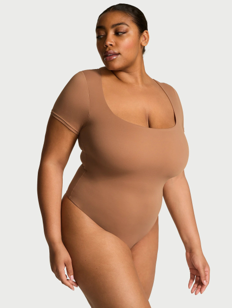 Женское эластичное боди FeatherSoft Victoria's Secret 1161914438 (Коричневый XXL)