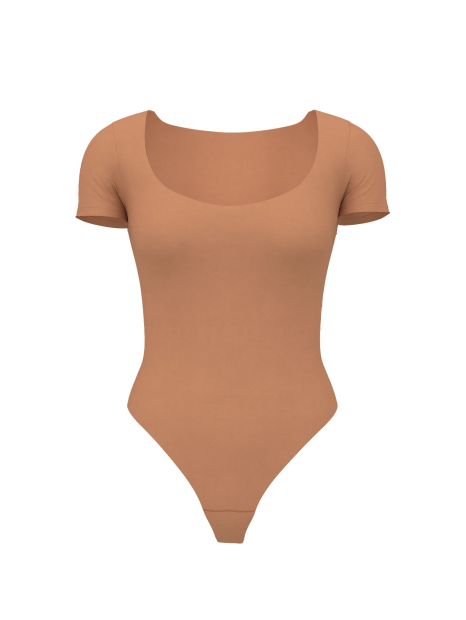 Женское эластичное боди FeatherSoft Victoria's Secret 1161914438 (Коричневый XXL)