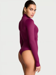 Женское боди Victoria's Secret FeatherSoft длинный рукав 1159841499 (Фиолетовый S)