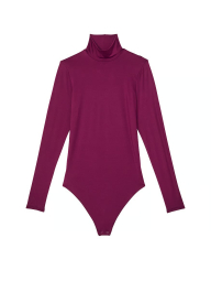 Женское боди Victoria's Secret FeatherSoft длинный рукав 1159841499 (Фиолетовый S)