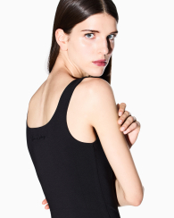 Женское гладкое боди Armani Exchange 1159846990 (Черный M)