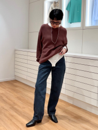 Жіноче боді AIRism UNIQLO з довгим рукавом 1160010298 (Молочний XL)