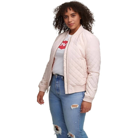 Женская стеганая куртка-бомбер Levi's 1159839181 (Розовый 1X)
