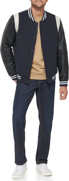 Чоловіча куртка-бомбер Levi's 1159846348 (Синій XXL)