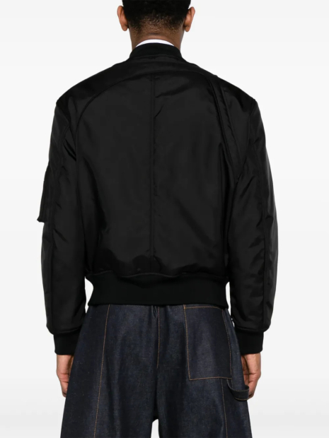 Мужской бомбер Alexander McQueen 1159856940 (Черный 50)