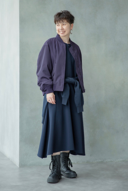 Бомбер UNIQLO на блискавці 1159856956 (Фіолетовий XL)