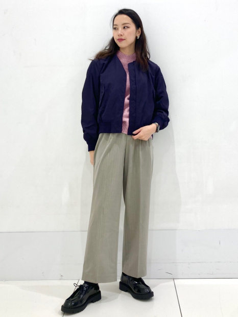 Бомбер UNIQLO на блискавці 1159856956 (Фіолетовий XL)