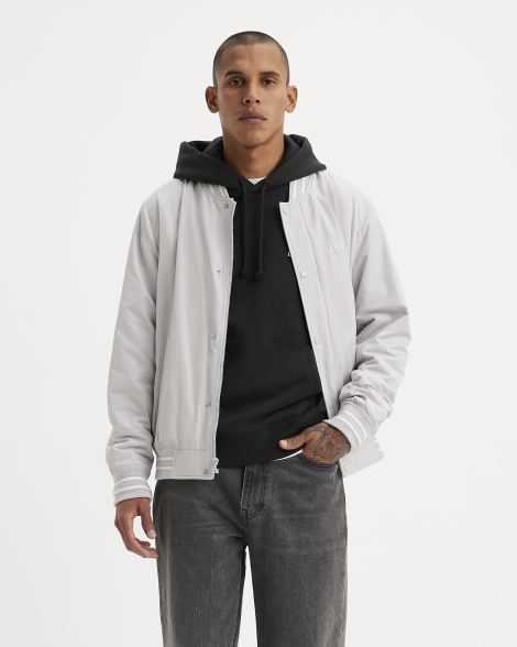 Мужская куртка-бомбер Levi's 1159859932 (Серый M)