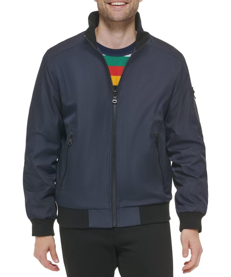 Мужская куртка-бомбер Calvin Klein 1159860343 (Синий M)