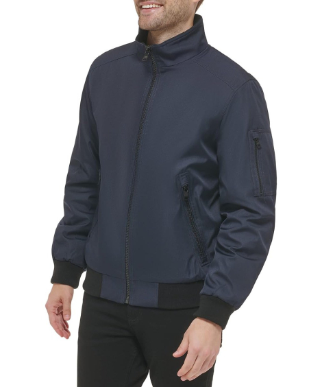 Чоловіча бомбер-куртка Calvin Klein 1159860343 (синя, розмір M)