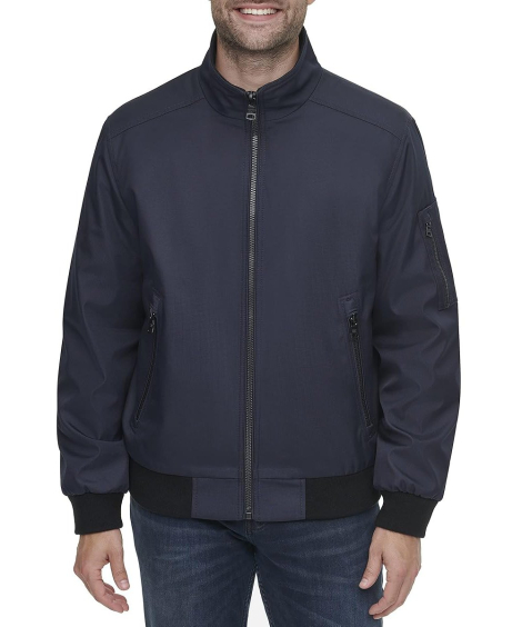 Чоловіча бомбер-куртка Calvin Klein 1159860343 (синя, розмір M)