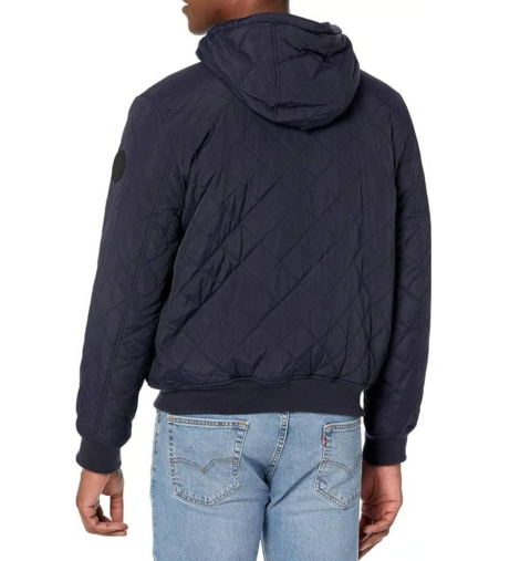 Мужской бомбер Levi's куртка с подкладкой из шерпы 1159864290 (Синий L)
