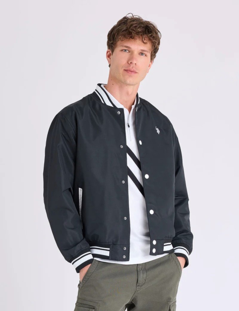 Чоловічий бомбер US Polo Assn 1160713256 (Чорний L)