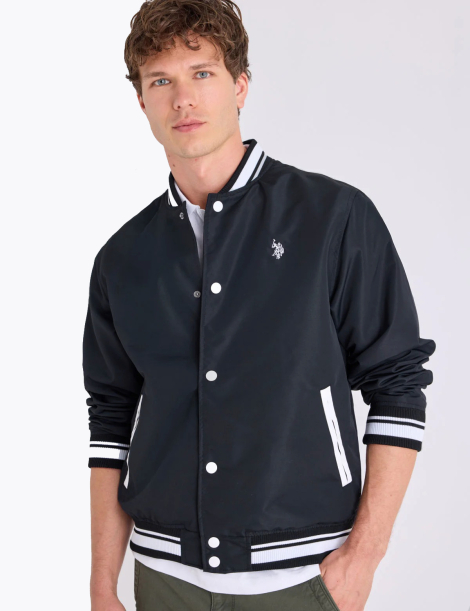 Мужской бомбер U.S. Polo Assn 1160713256 (Черный L)