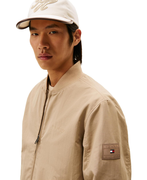 Мужская водостойкая куртка-бомбер Tommy Hilfiger 1162652089 (Бежевый L)