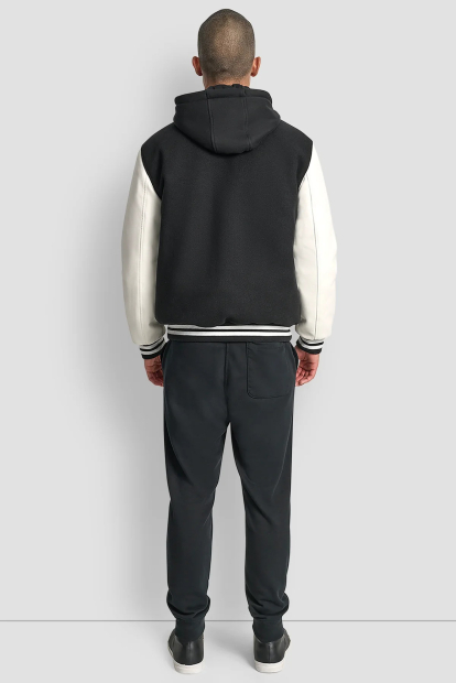 Чоловіча куртка-бомбер DKNY з капюшоном 1162763899 (Чорний XXL)