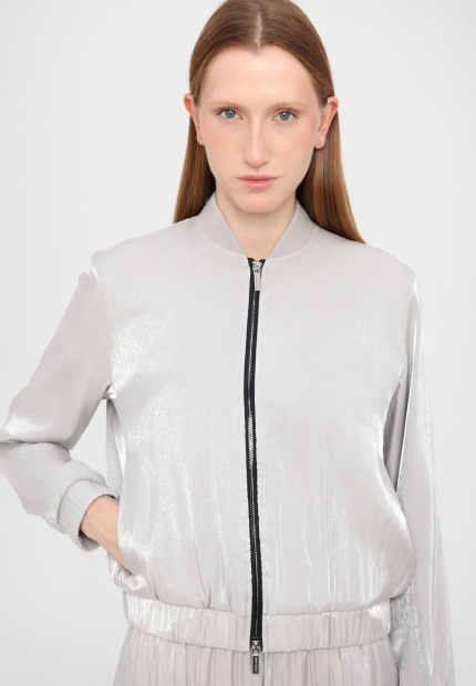 Женский бомбер Armani Exchange с блеском 1162830753 (Серый XL)
