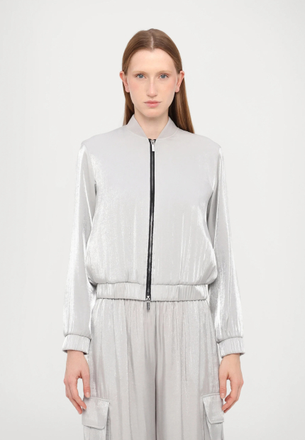 Женский бомбер Armani Exchange с блеском 1162830753 (Серый XL)