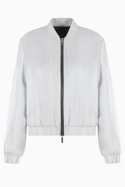 Женский бомбер Armani Exchange с блеском 1162830753 (Серый XL)