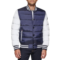 Мужская куртка Tommy Hilfiger бомбер 1159838180 (Синий/Белый XL)