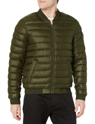 Чоловічий бомбер GUESS на блискавці 1159841018 (Зелений M)