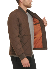 Чоловіча стьобана куртка-бомбер Levi's 1159842993 (Коричневий XL)