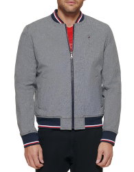 Мужская водостойкая куртка-бомбер Tommy Hilfiger 1159843275 (Серый XXL)