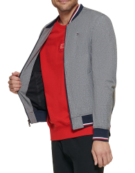 Чоловіча водостійка куртка-бомбер Tommy Hilfiger 1159843275 (Сірий XXL)