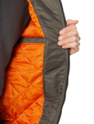 Мужская куртка-бомбер Levi's с капюшоном 1159843319 (Зеленый XL)