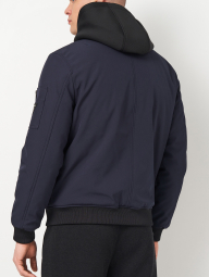 Стильний бомбер GUESS із капюшоном 1159845452 (Синій M)