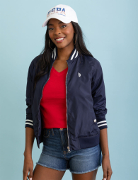 Женская ветровка-бомбер U.S. Polo Assn 1159853415 (Синий XS)