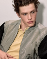 Чоловічий бомбер Armani Exchange вітровка 1159854745 (Чорний/Сірий XXL)