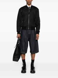 Мужской бомбер Alexander McQueen 1159856940 (Черный 50)