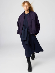 Бомбер UNIQLO на блискавці 1159856956 (Фіолетовий XL)