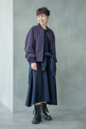 Бомбер UNIQLO на блискавці 1159856956 (Фіолетовий XL)