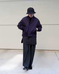 Бомбер UNIQLO на блискавці 1159856956 (Фіолетовий XL)