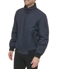 Чоловіча бомбер-куртка Calvin Klein 1159860343 (синя, розмір M)