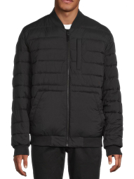 Мужская стёганая куртка бомбер Michael Kors 1159861186 (Черный M)