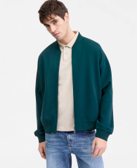 Мужской тканевый бомбер GUESS 1159863551 (Зеленый M)