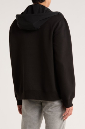 Чоловічий бомбер із капюшоном Karl Lagerfeld Paris 1159864822 (Чорний M)