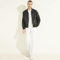 Чоловічий гладкий бомбер GUESS 1159949260 (Чорний XXL)