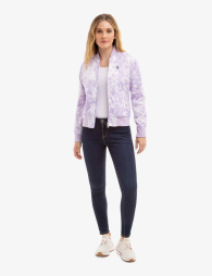Женская ветровка-бомбер U.S. Polo Assn 1160827055 (Сиреневый L)