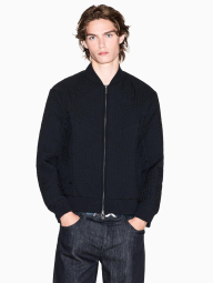 Мужской бомбер Armani Exchange с геометрическим принтом 1162666241 (Черный M)
