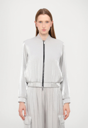 Женский бомбер Armani Exchange с блеском 1162830753 (Серый XL)